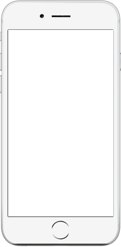 White iPhone mockup showing music on the TikTok app