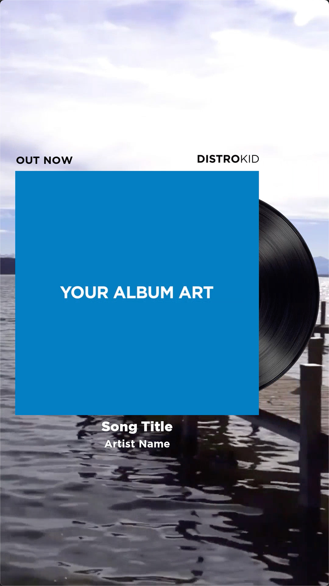 Dock-themed Mini Video template thumbnail showing a waterside pier or dock