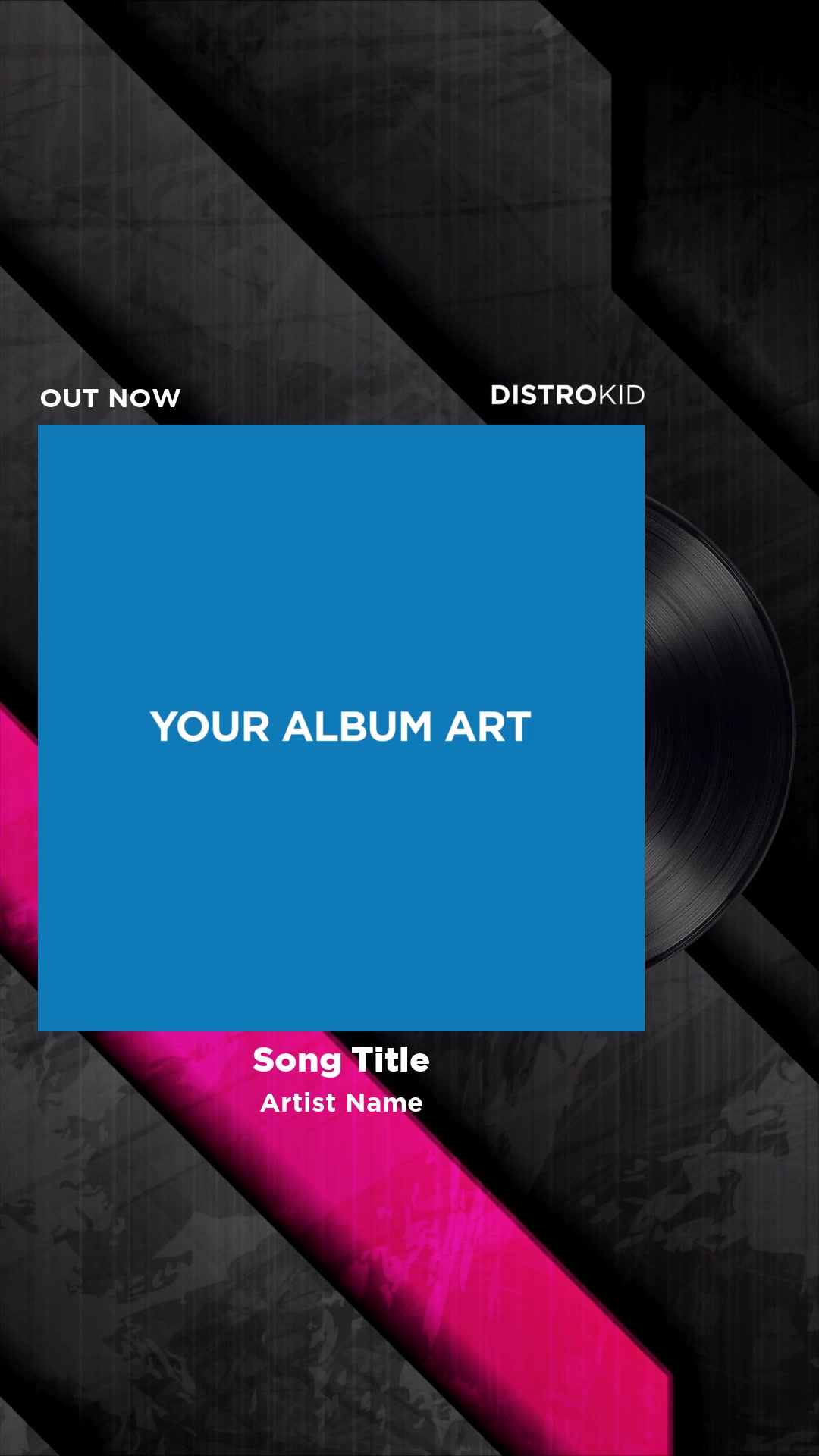 Geometrics-themed Mini Video template thumbnail showing abstract geometric shapes